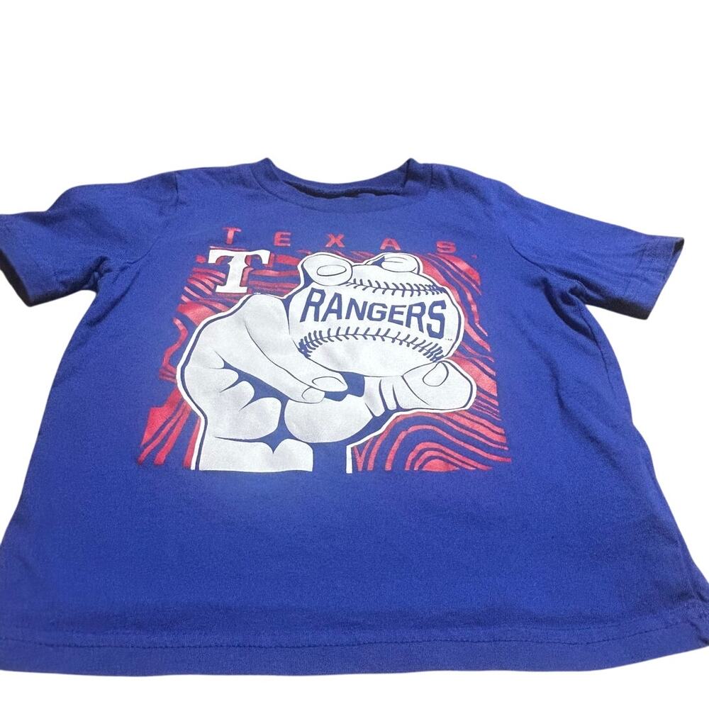 Genuine Merchandise Texas Rangers size 2T Royal Blue t-shirt